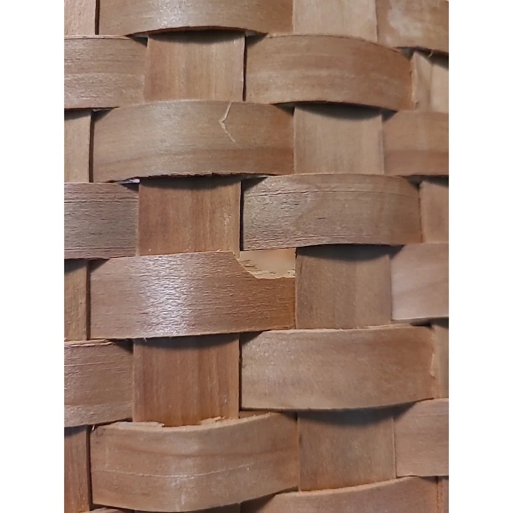 BASKET Round Top Square Bottom  16in Tall, 10in Round Top, 8in Bottom